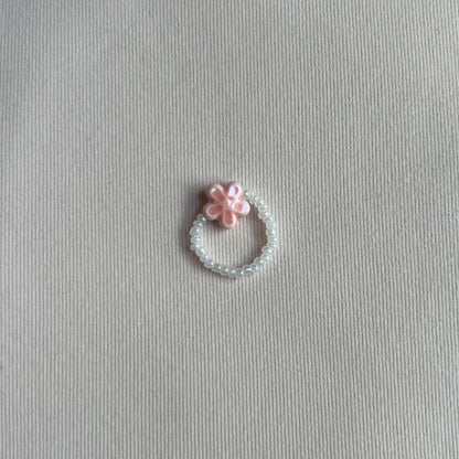 Pink Flower Ring